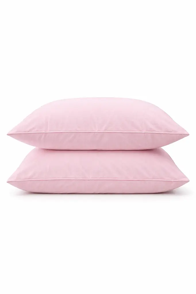Наволочка Ecotton 50х70 см фланель із бавовни Pink Рожевий (24393)