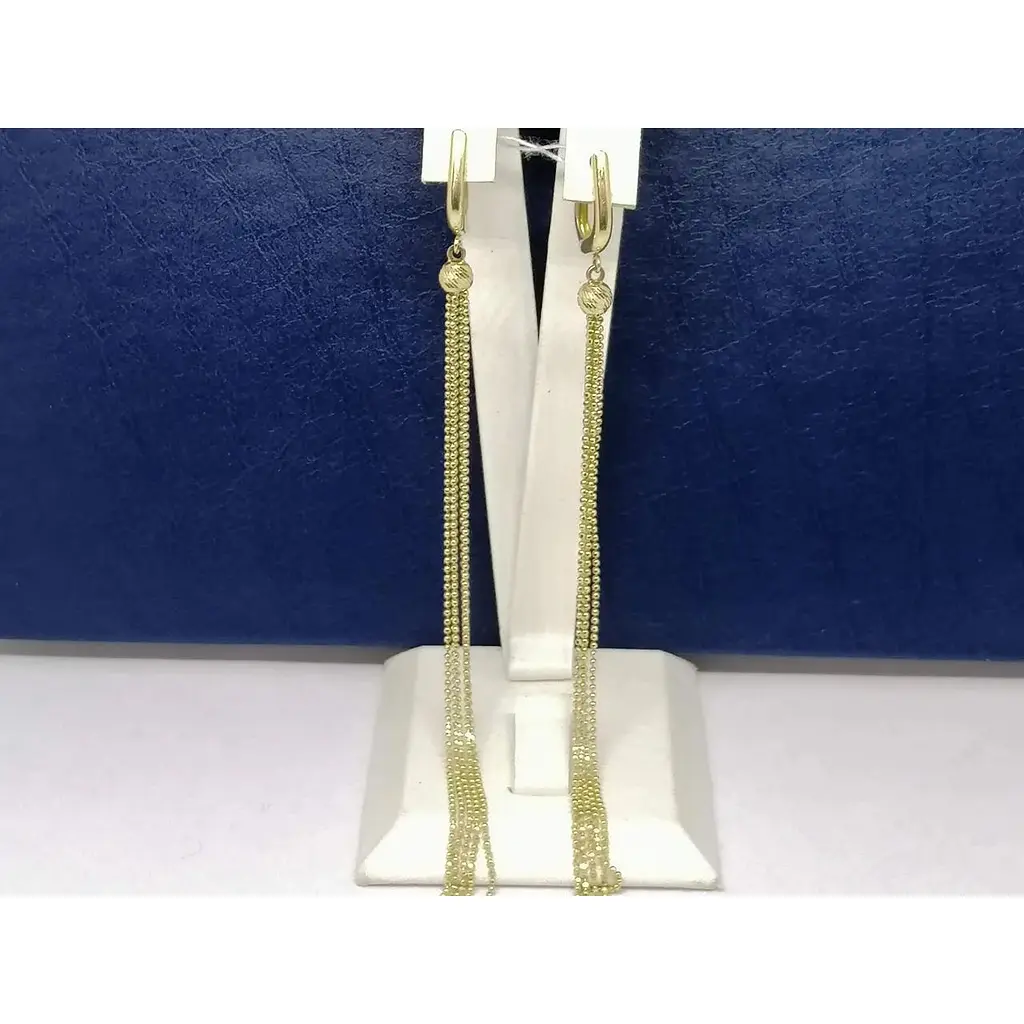 Золоті сережки Столична Ювелірна Фабрика. 105951Ж - фото 2