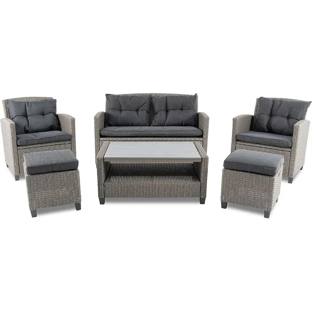 Набор садовой мебели Di Volio Firenze серый/графитовый - фото 5