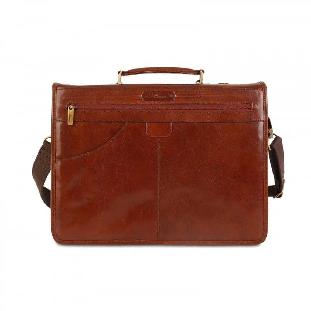 Сумка Ashwood Gareth Briefcase VT Chestnut (GARETH VT CHESTNUT) - фото 2