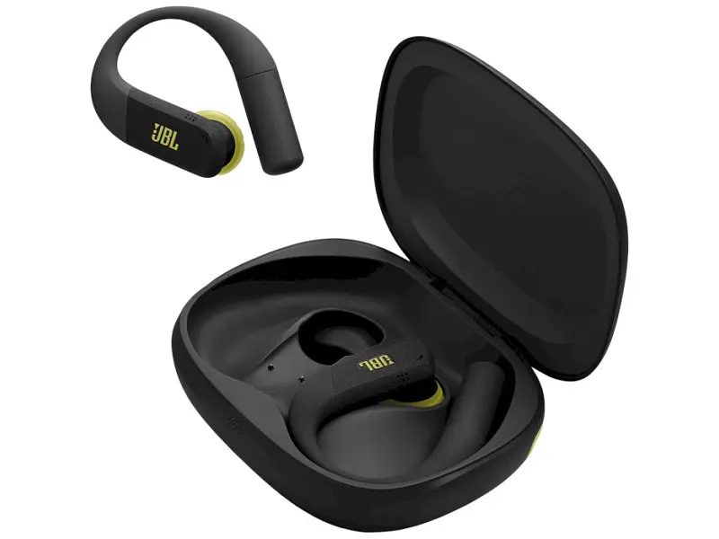 Навушники TWS JBL Endurance Peak 4 Black/Lime (ENDUPEAK4BLKL) - фото 2
