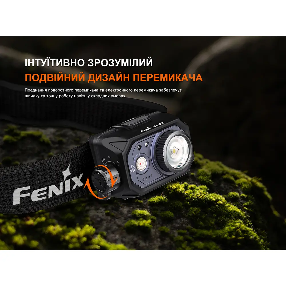 Ліхтар налобний Fenix HL45R LED з безконтактним датчиком - фото 8