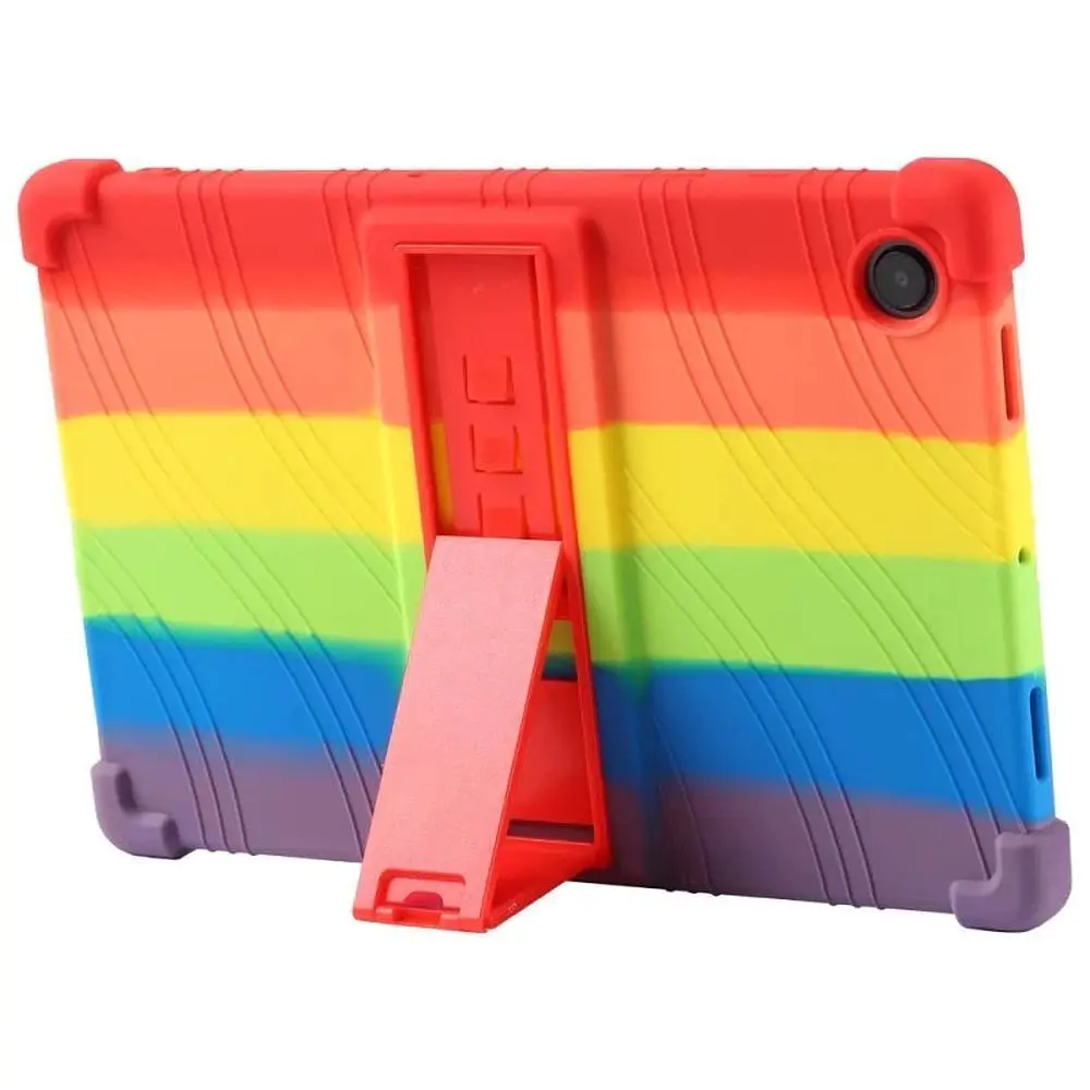 Чехол SoftGel Kids детский Samsung Galaxy Tab A9+ Plus SM X210 X215 Радужный - фото 3