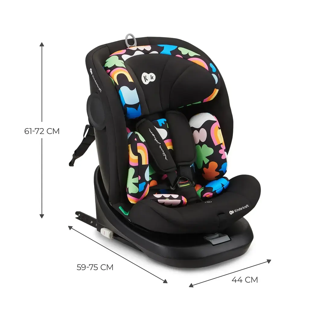 Автокресло Kinderkraft i-Grow i-Size Happy Shapes (KCIGRO00HAP0000) - фото 7