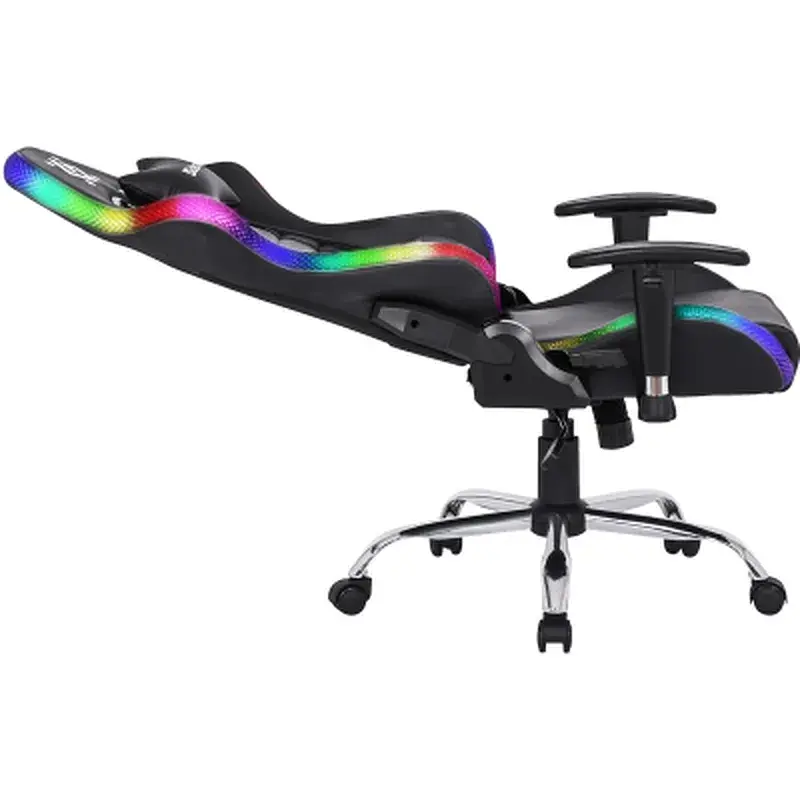 Крісло ігрове Defender Ultimate RGB Black (64355) - фото 5