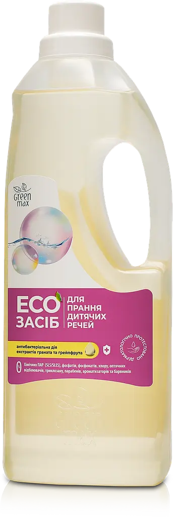 Екозасіб Green Max для прання дитячих речей 1 л Choice