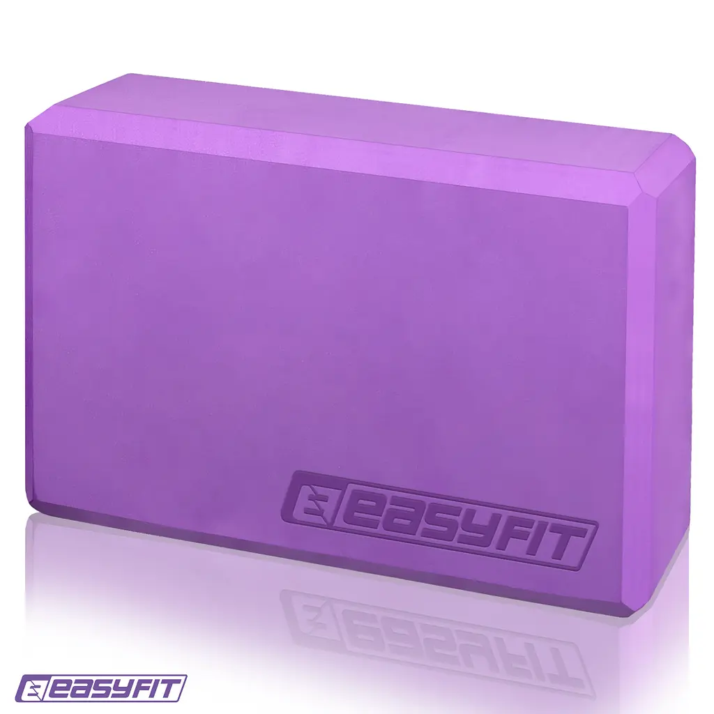 Блок для йоги EasyFit EVA Фіолетовий (EF-1818-V) - фото 12