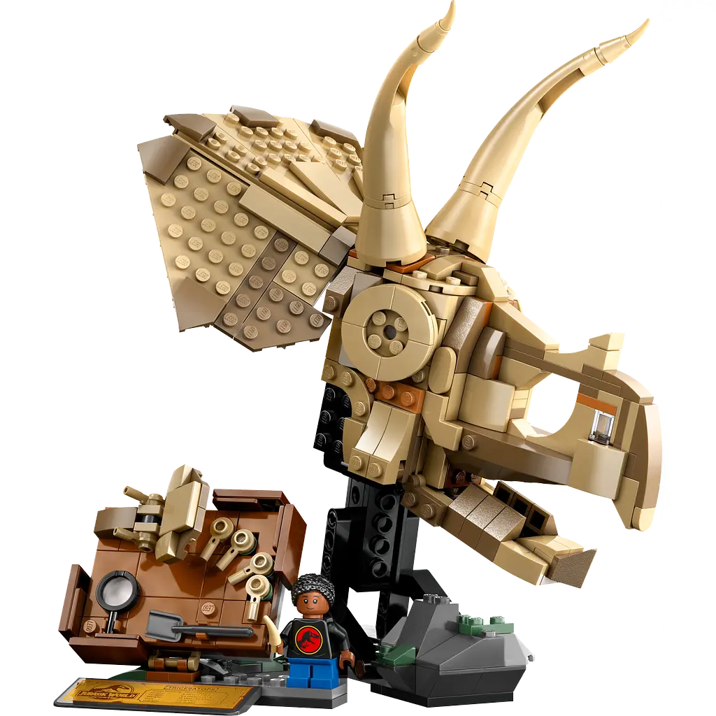 Конструктор LEGO Jurassic World Окаменелости динозавров: череп трицератопса 468 деталей (76969) - фото 2