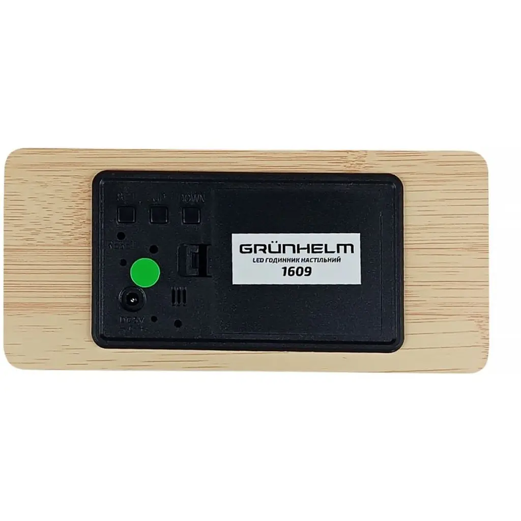 Годинник настільний Grunhelm LED 1609 USB DC+ 5V 2000 мАч (131075) - фото 5