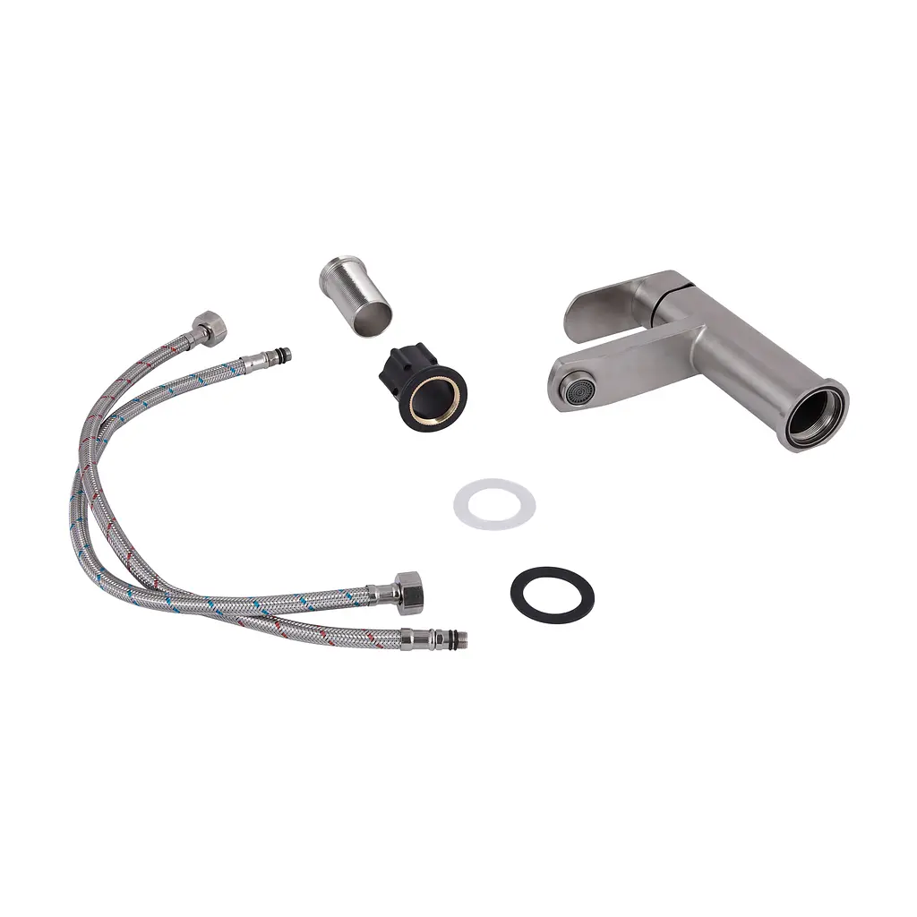 Смеситель для раковины Lidz Luna 001F (k35) LDLUN001FNKS46094 Nickel - фото 4