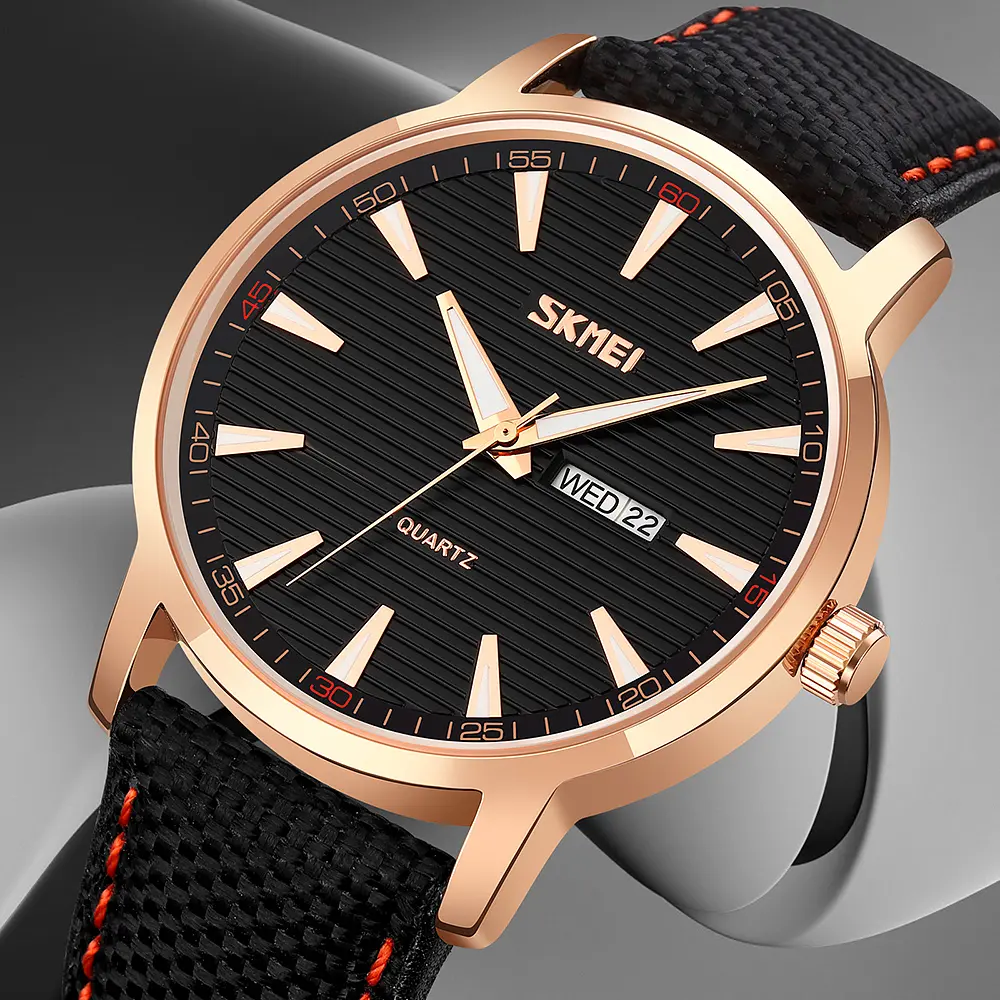 Чоловічий наручний годинник 9303RGBK Rose Gold-Black Skmei acs0029773 - фото 4