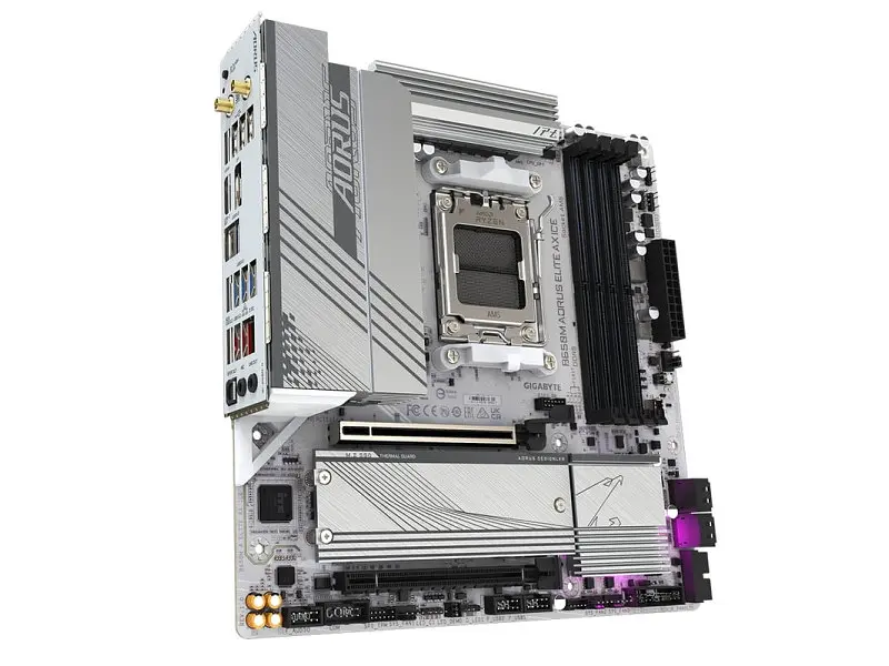 Материнська плата Gigabyte B650M AORUS ELITE AX ICE - фото 3