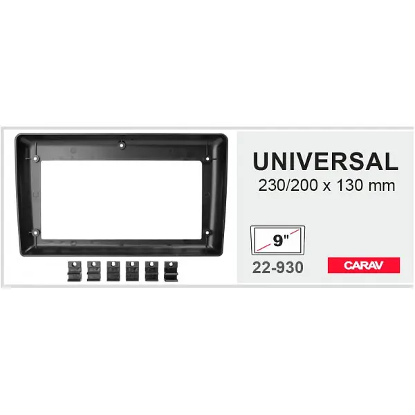Универсальная рамка для перехода с 2 DIN на 9" Carav 22-930 - фото 4