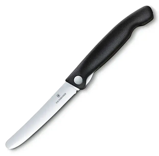 Кухонний ніж Victorinox SwissClassic Foldable Paring 11 см Black (6.7803.FB)