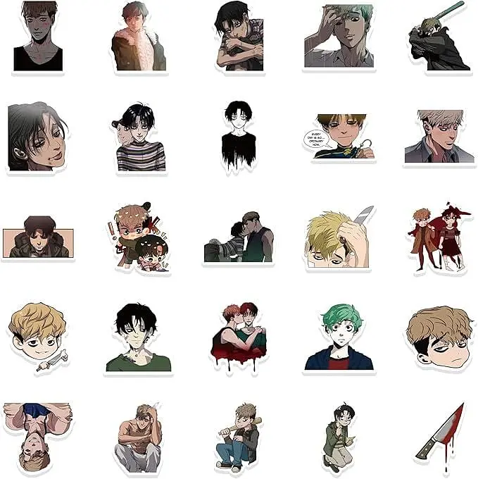 Стикерпак GeekLand Killing Stalking 50 штук - фото 5