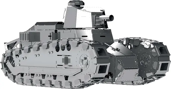 Колекційна модель Metal Time Nimble Fighter MT010 Grey - фото 2