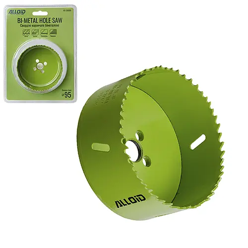 Сверло корончатое Alloid Building Tools биметаллическое 95 мм (HS-30095) - фото 2