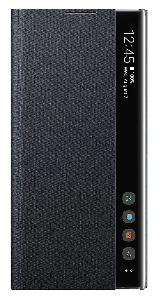 Чохол-книжка S-View Clear View Cover EF-ZN975CBEGRU для Samsung Galaxy Note 10 Plus Чорний