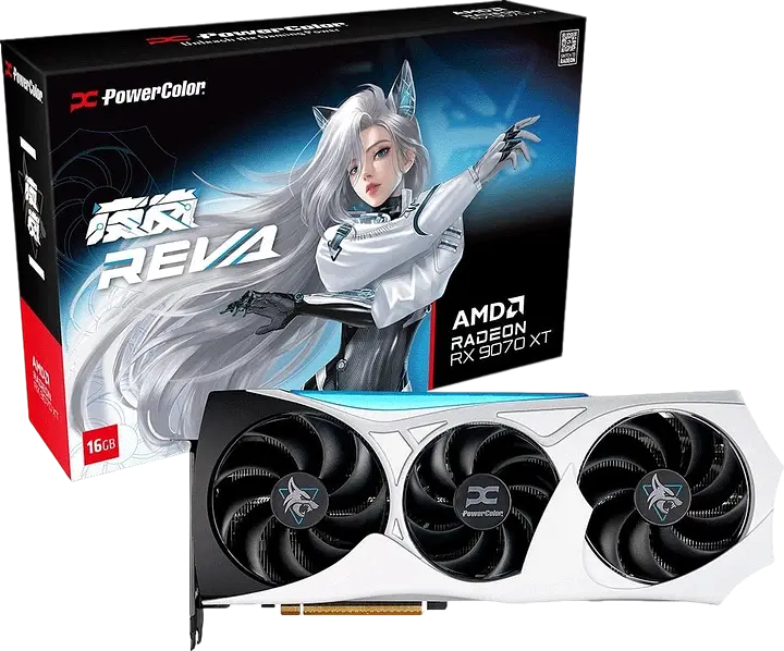 Відеокарта AMD Radeon RX 9070 XT 16GB PowerColor Hellhound Reva Edition (RX9070XT 16G-L/OC/REVA) - фото 4