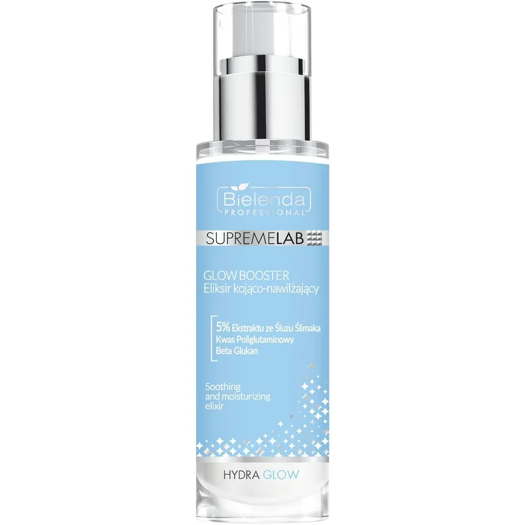 Успокаивающий и увлажняющий эликсир Bielenda Supremelab Hydra Glow Glow Booster 30 мл - фото 2