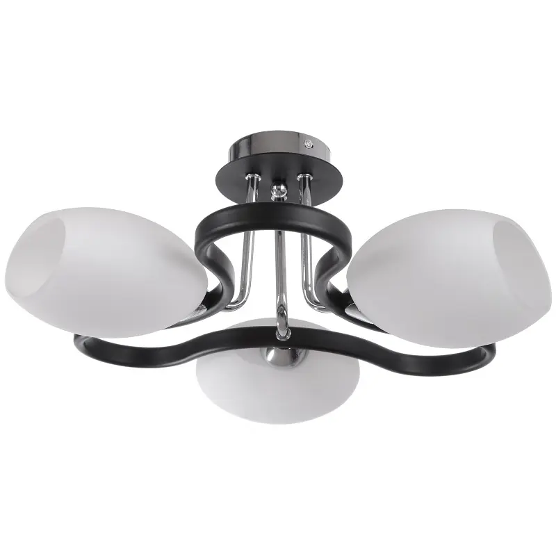 Люстра потолочная Brille классическая E14 60W CHR (BR-373C/3) - фото 1