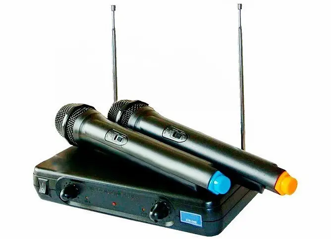 Радіомікрофон з базою UKC EW-500 Vocal Set (2 бездротові мікрофони)