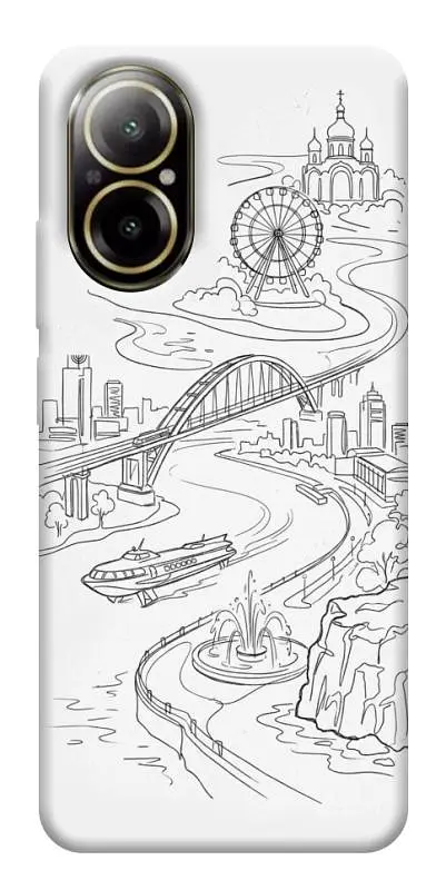 TPU чехол Demsky Dnipro spirit для Realme C67 4G