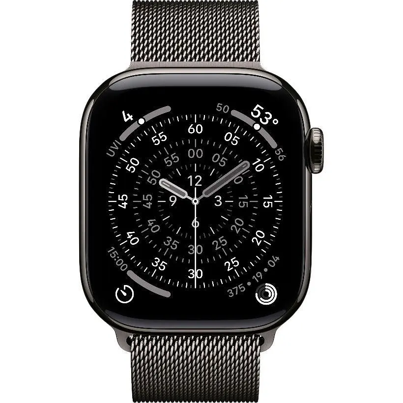 Смарт-часы Apple Watch Series 11 GPS + Cellular 42mm Slate Titanium Case with Slate Milanese Loop (MF8U4/MGJ14) [151122] - фото 2