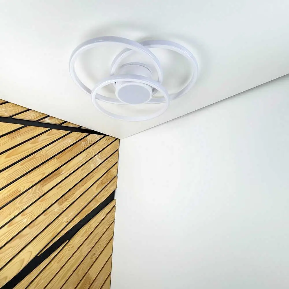 Світильник LED smart FORSAGE+пульт круг 100W 3000-5000K IP20 білий Violux ( 220775 ) - фото 2