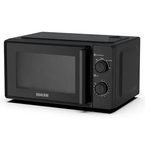 Мікрохвильова піч EDMS-2071BMH, Black, 700W Edler teh0020385 - фото 2