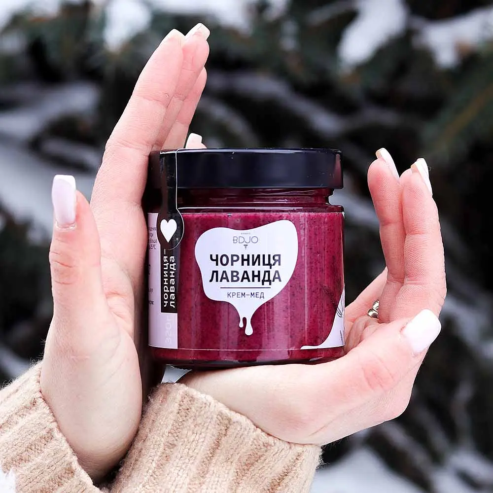 Мед BDJO Чорниця-лаванда 550 г - фото 9