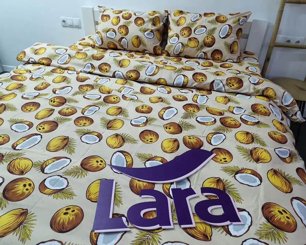 Постільна білизна LARA бязь d11293e євро - фото 4