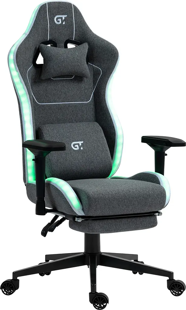 Геймерское кресло GT Racer (X-2306 Fabric Gray L) - фото 7