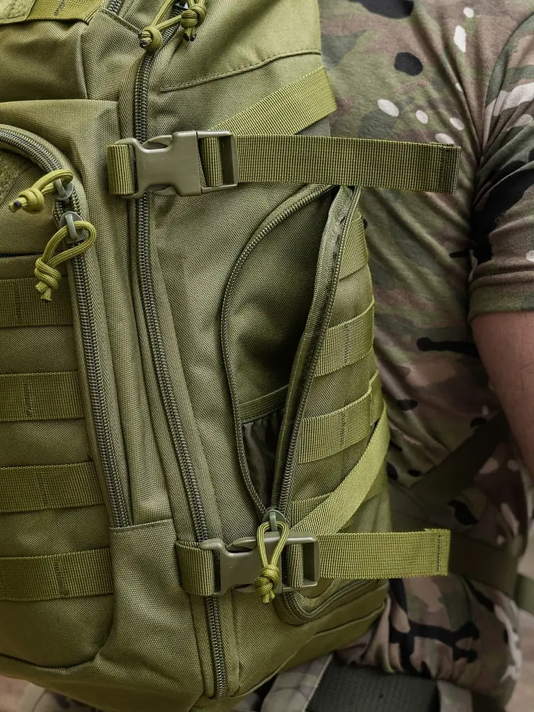 Рюкзак тактичний PUBG 30 л, олива - фото 4