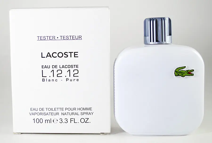  Lacoste Eau De L.12.12 Blanc 100 мл ТЕСТЕР туалетная вода - фото 2