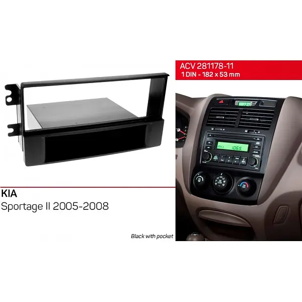 Переходная рамка KIA Sportage ACV 281178-11 - фото 5
