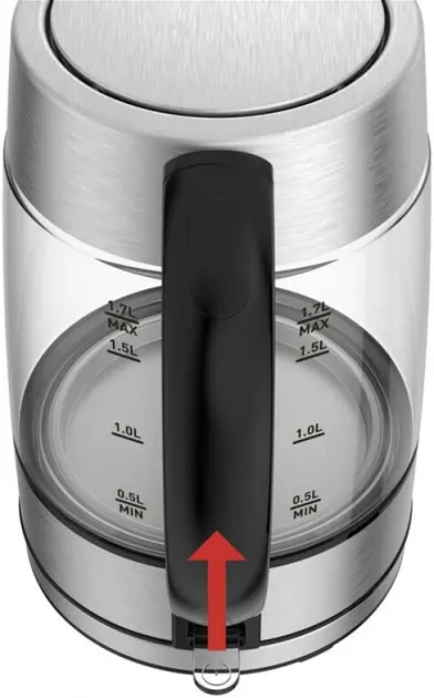 Электрочайник Tefal Glass Kettle 1.7 л стекло с подсветкой серебристо-черный kuh0015362 - фото 10