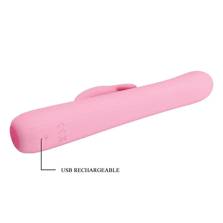 Вибратор-кролик Pretty Love Julian 18.8 см розовый - фото 6