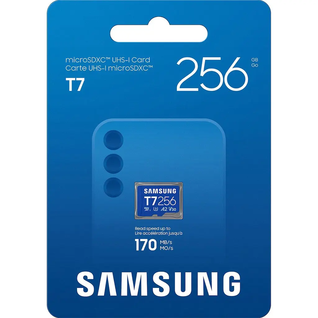 Карта пам'яті Samsung microSDXC T7 256GB Class 10 UHS-I U3 V30 A2 (MB-MB256T/WW) [169285] - фото 4