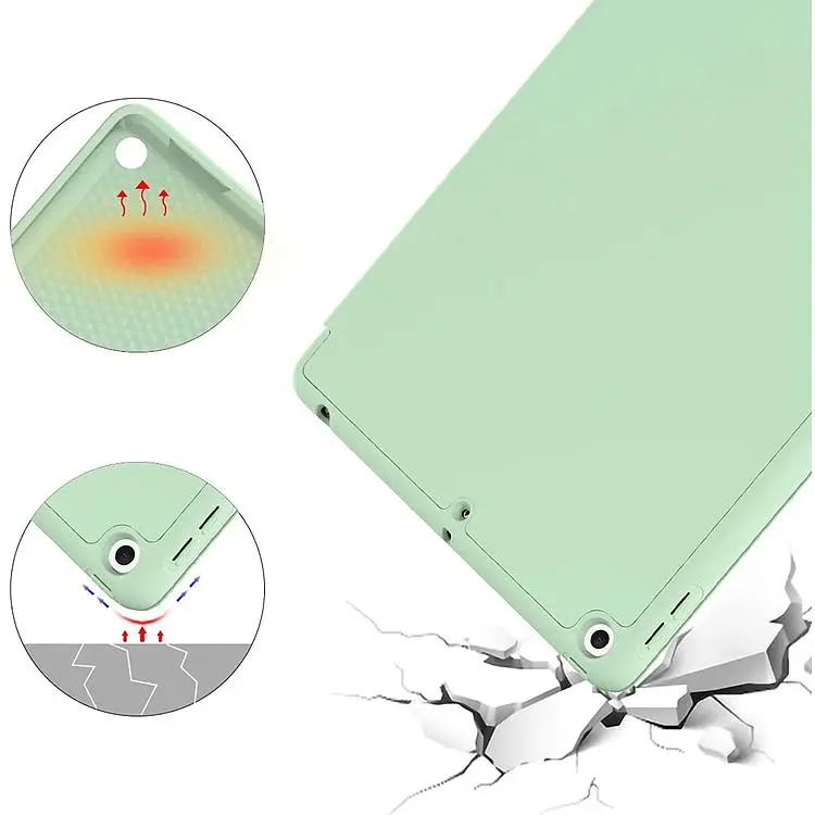Чохол-книжка BeCover Tri Fold Soft TPU Silicone для Apple iPad Air 4 10.9 2020/2021 Green (706871) - фото 3