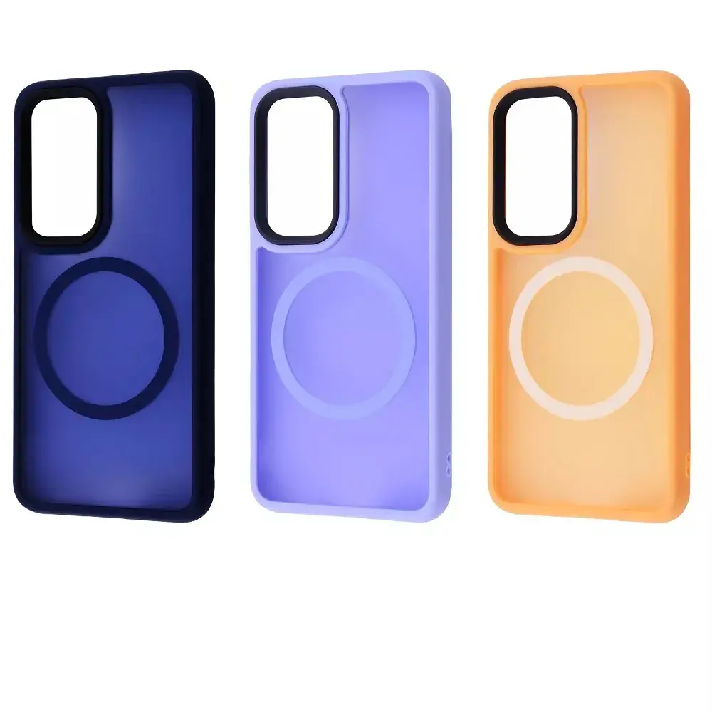 Чохол-накладка Wave Matte Insane Case with Magnetic Ring для Samsung Galaxy S24 Plus SM-S926 Midnight Blue - фото 2