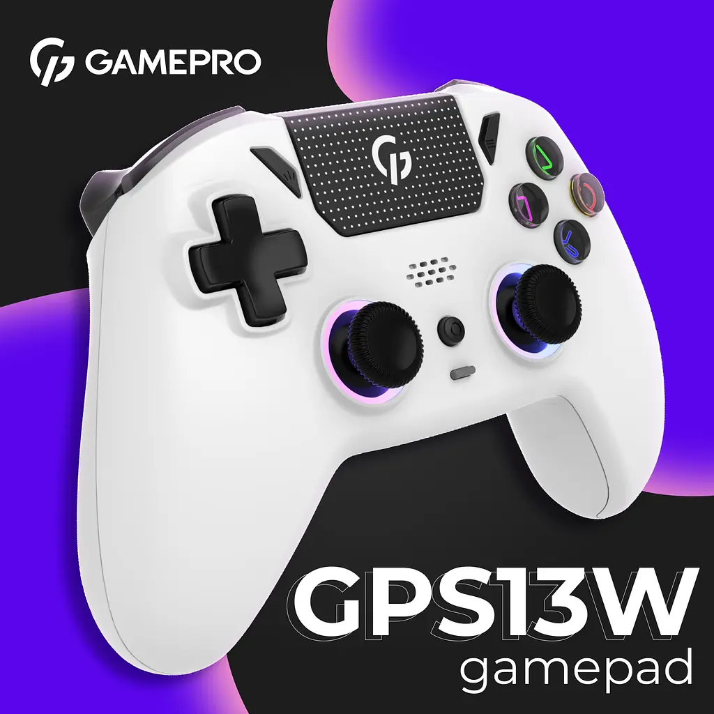 Геймпад GamePro бездротовий білий (GPS13W) - фото 9