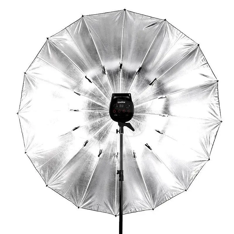 Фотопарасолька Visico AU160-B (150 см) Silver/Black параболічна - фото 4