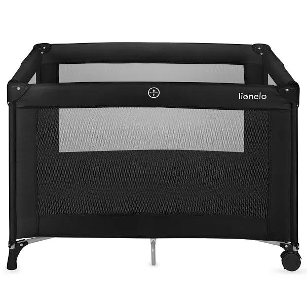 Дитяче ліжечко-манеж Lionelo Amelie Black Carbon (LO-AMELIE BLACK CARBON) - фото 3