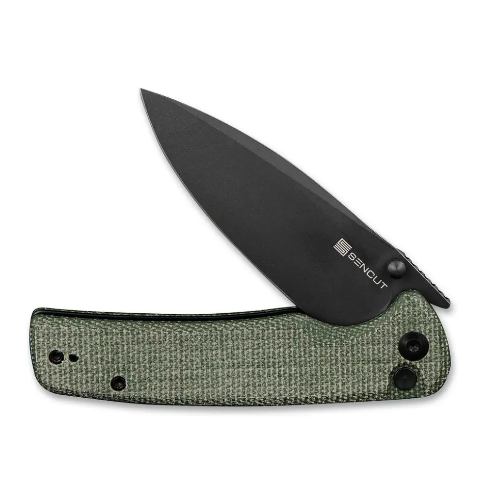 Ніж складаний туристичний Sencut Sachse, (8.8 см) 9Cr18MoV/Micarta зелений - фото 6
