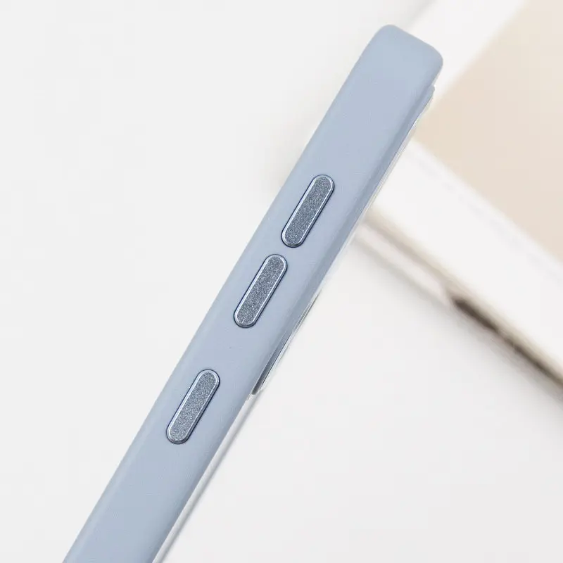 TPU чохол Bonbon Metal Style для Samsung Galaxy S24 / S25 Блакитний / Mist blue - фото 5