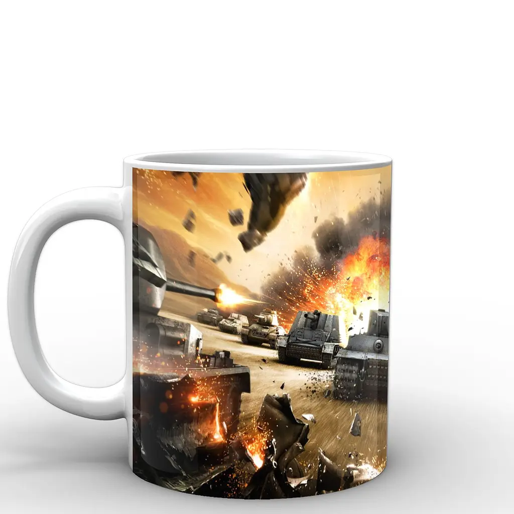Кухоль GeekLand World of Tanks постер WT.02.003 330 мл білий - фото 2