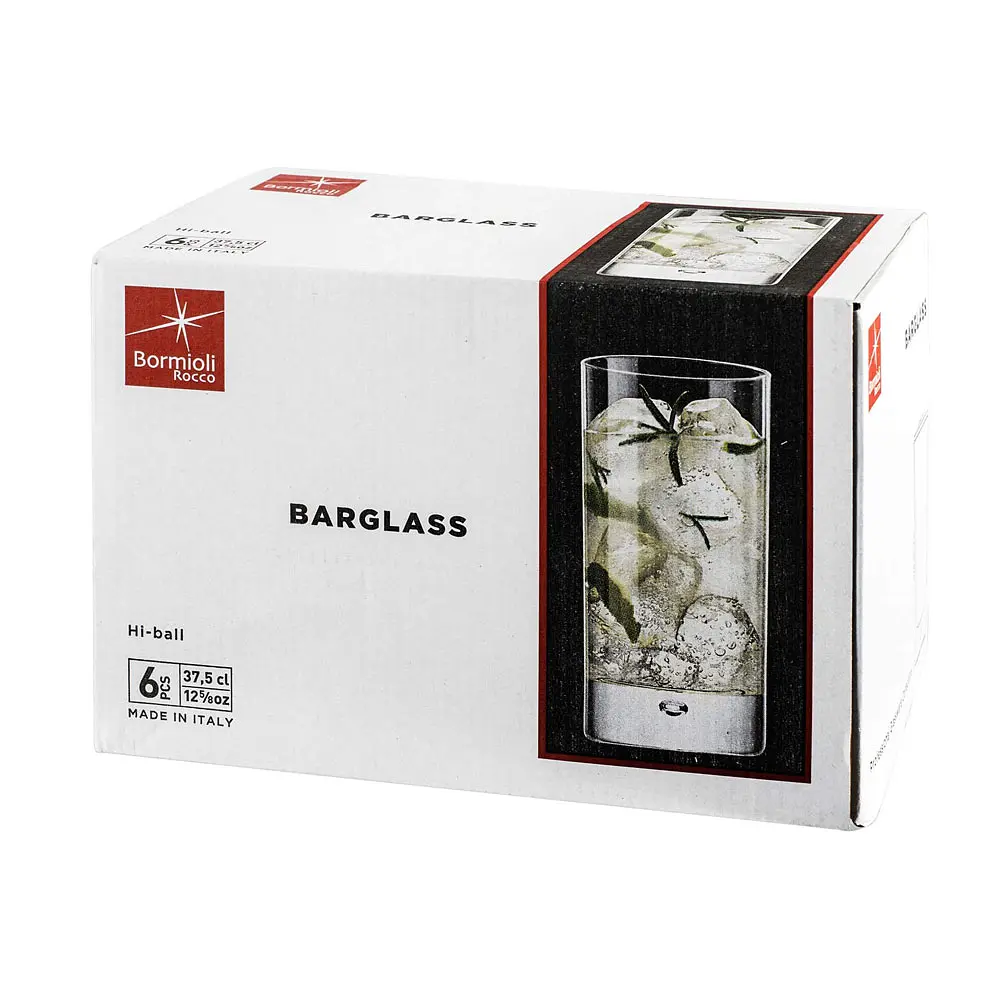 Набір склянок Bormioli Rocco Barglass, 375 мл, 6 шт. (122124BAU021990) - фото 2