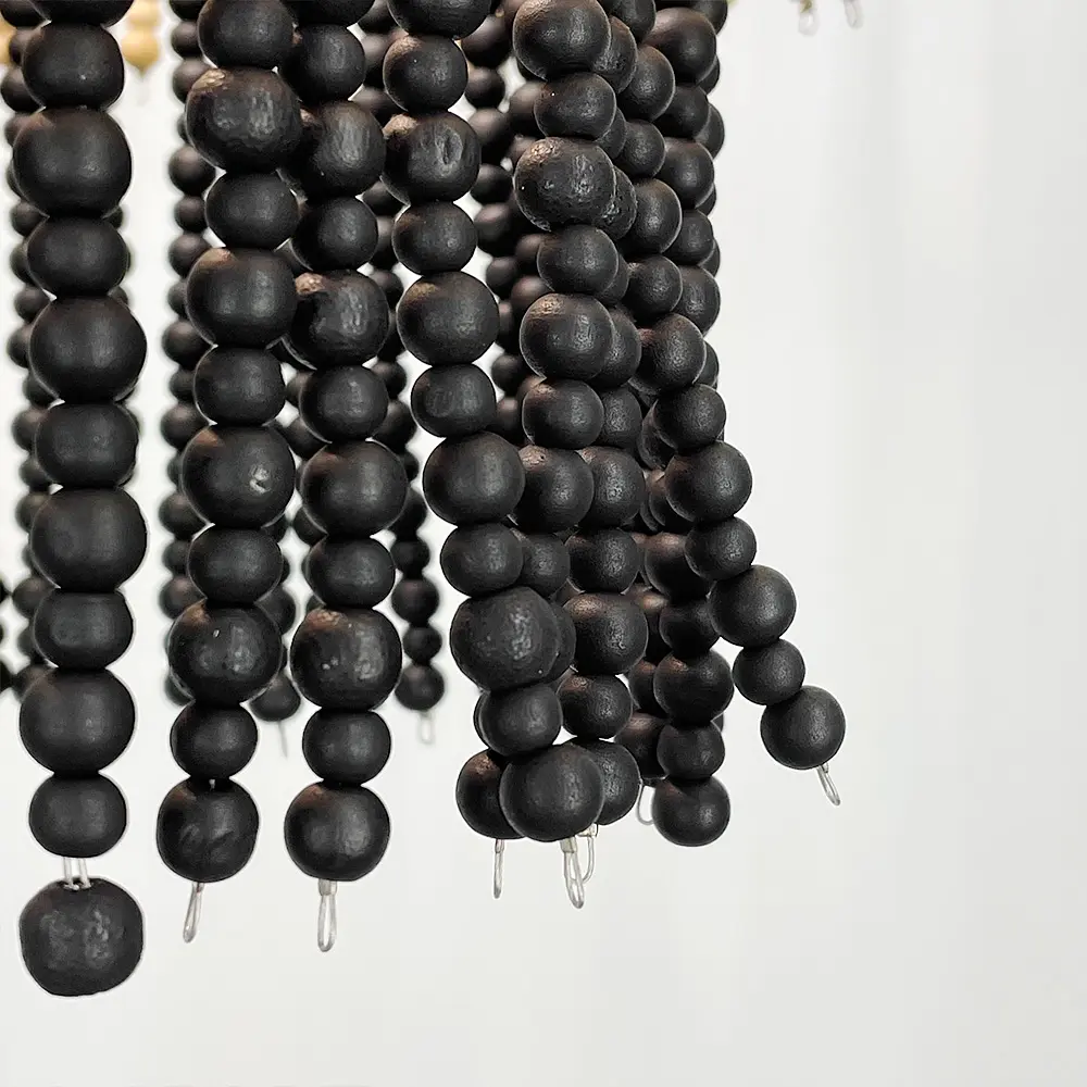 Подвесная люстра из серии "Деревянные бусины" Ø 40 см Line.F MJ 197-400 - фото 4