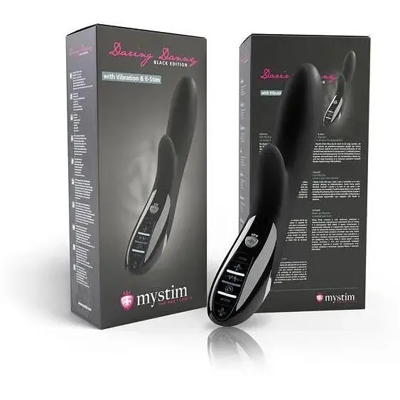 Вибратор-кролик с электростимуляцией Mystim Daring Danny eStim Black миостимулятор - фото 7